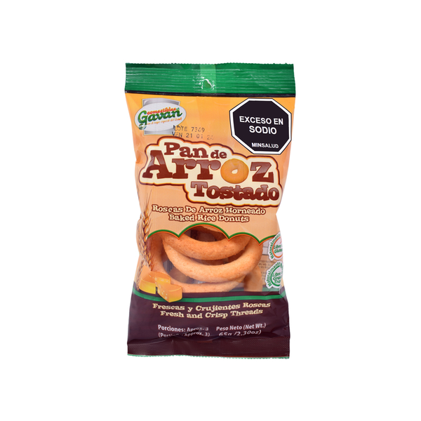 Comestibles el Gavan Pan de Arroz Grande 65 g