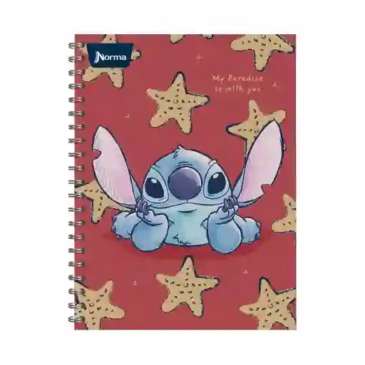 Norma Cuaderno Argollado Doble Stitch 80 Hojas Rayado