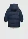 Chamarra Anorak Amerlong Navy Talla 10 Niños Mango