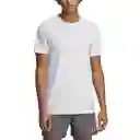 Adidas Camiseta Run It Tee M Para Hombre Blanco Talla S