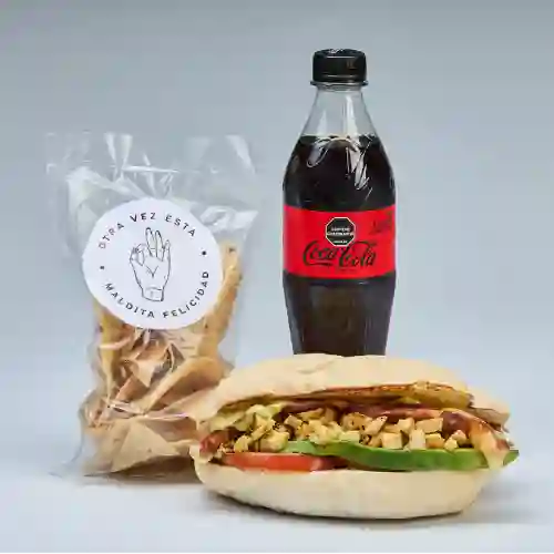 Combo Torta de Tinga de Pollos