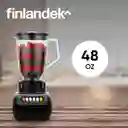 Finlandek Licuadora 4 Velocidades Vaso Plástico Negra