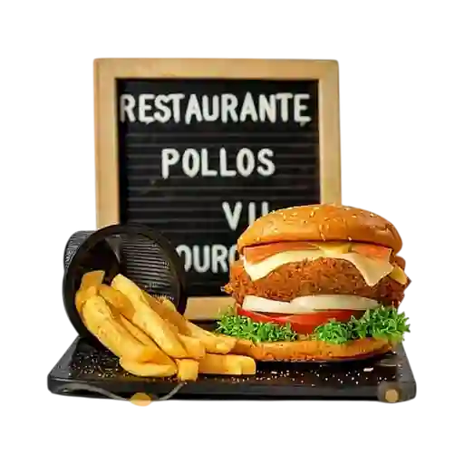 Hamburguesa Pollo Crocante