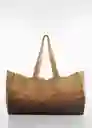 Bolso e Tierra Beige Talla 99 Mujer Mango