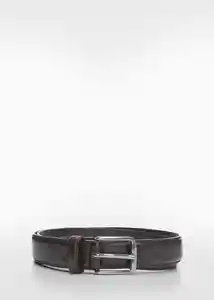 Cinturón Básico Marrón Talla 90 Hombre Mango