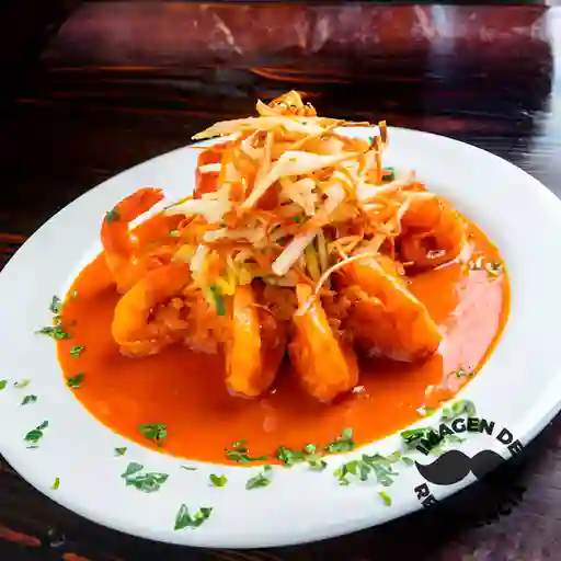Camarones a la Diabla