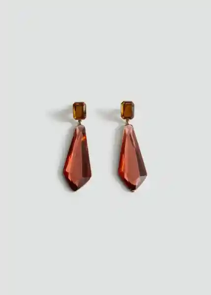 Pendientes Sultana Naranja Talla 99 Mujer Mango