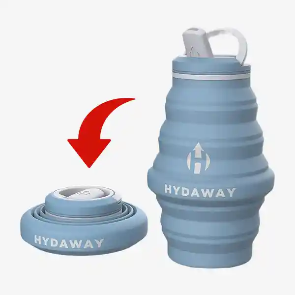 Hydaway Botella Plegable Azul Claro 17 oz