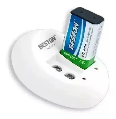 Beston C818 Cargador De Baterías/pilas 9v + 1x9v 250mah Blanco