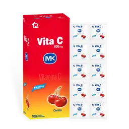 MK Vitamina C Masticable Sabor Cereza