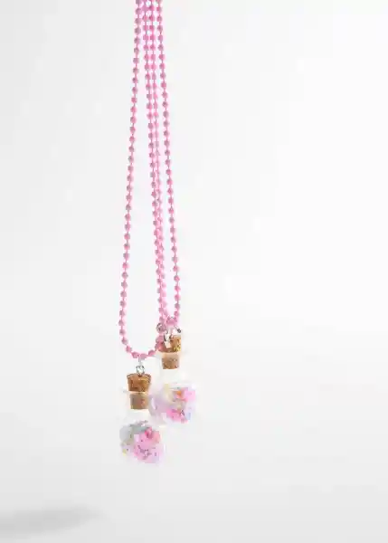 Pack Collar Tbottle Rosa Talla 99 Niñas Mango