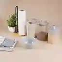 Tazón de Cerámica Serie Silver Grey Gris Miniso