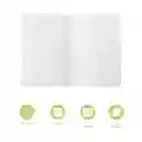 Cuaderno A5 Tapa Dura 80 Hojas Khaki Miniso