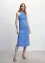 Vestido Lucy-H Color Azul Talla XL Mujer Mango