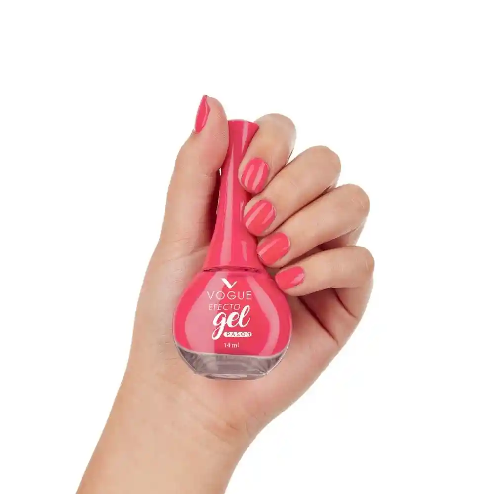 Esmalte Efecto Gel Carño Rosado