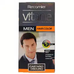 Vitane Men Tintura Permanente Castaño Oscuro 