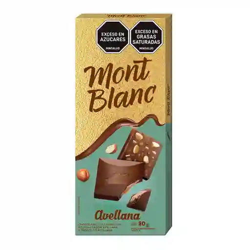 Golosina Montblanc Avellana Hijo x 80 g x 40 Und