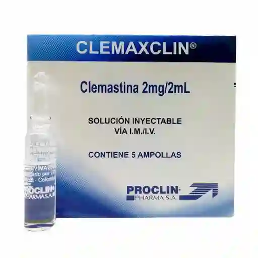 Clemaxclin Solución Inyectable (2 mg / 2 mL)