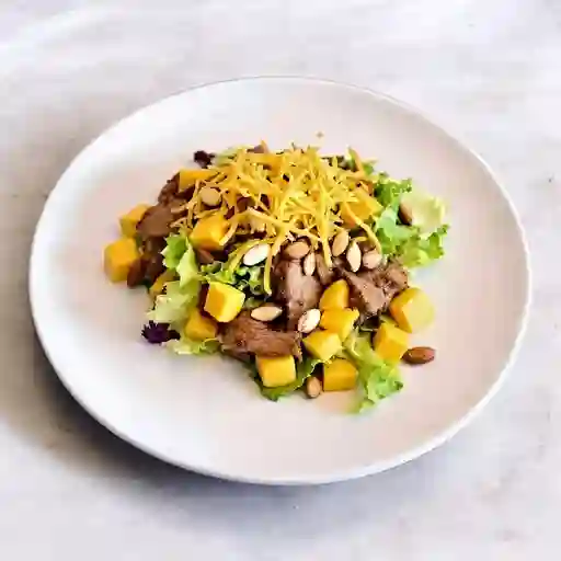 Ensalada café con aroma de mujer