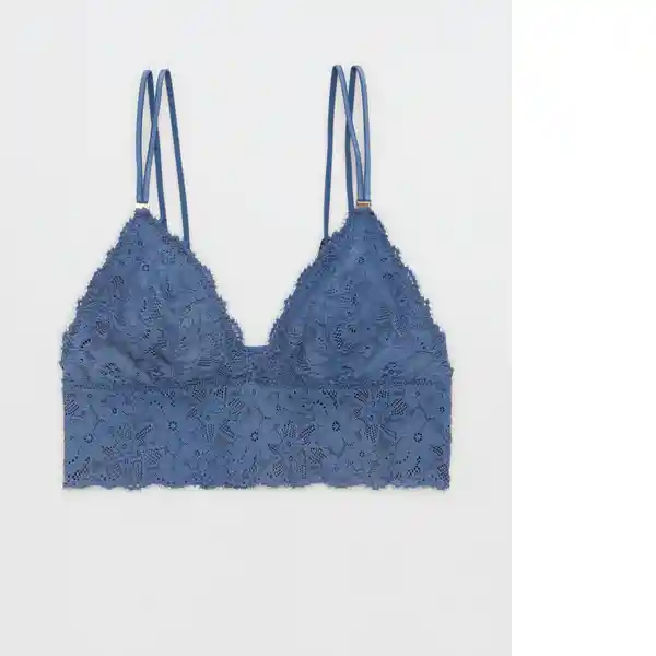 Bralette Azul Talla: Medium American Eagle