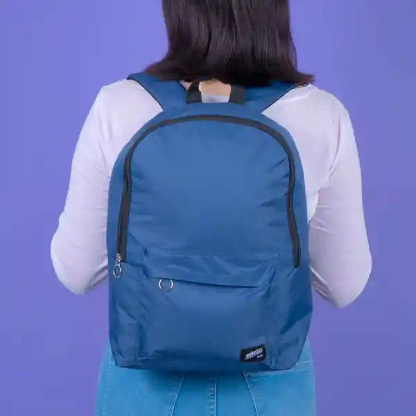 Mochila Básica Azul Miniso