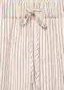Pantalón Pijama Pilo Marfil Talla M Mujer Mango