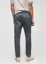 Pantalón Prato Índigo Talla 46 Hombre Mango