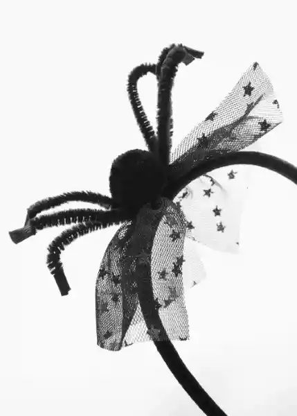 Diadema Spider Negro Talla 99 Niña Mango