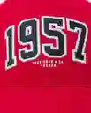 Gorra 1957 Unisex Rojo Albor Oscuro T. S Chevignon