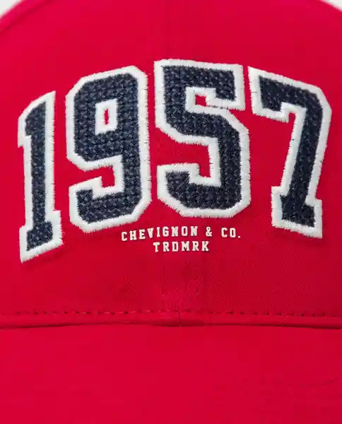 Gorra 1957 Unisex Rojo Albor Oscuro T. S Chevignon
