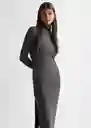 Vestido Vesti Gris Oscuro Vigoré Talla 22 Teen Niñas Mango