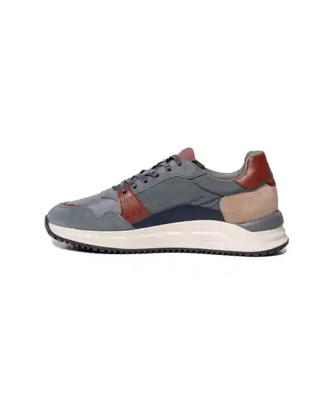 Tenis Runner Mix Gris Acero Medio Talla 40 Chevignon