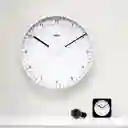 Braun Reloj de Pared Grande Análogo Blanco