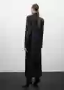 Abrigo Liza Negro Talla M Mujer Mango