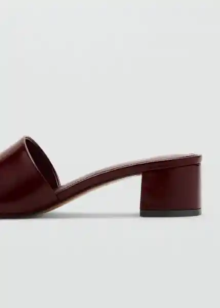 Sandalias Maria Burdeos Talla 38 Mujer Mango