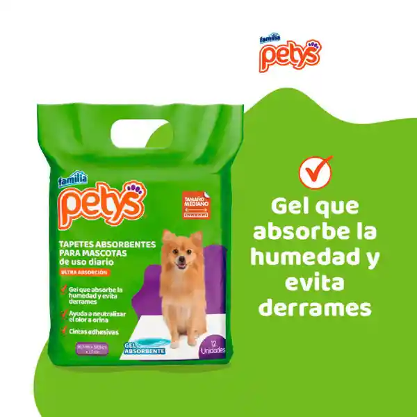 Petys Tapetes Absorbentes Pequeños