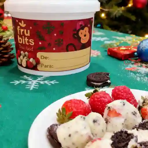 Mix fresa y frambuesa con oreo