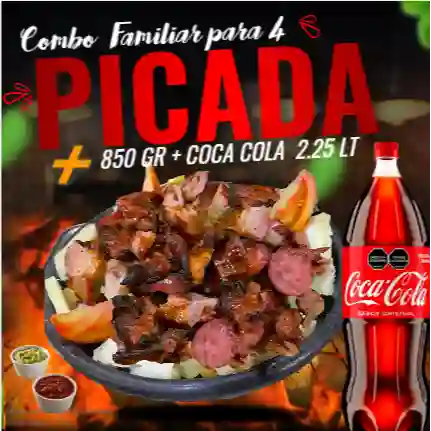 Combo Familiar Picada 850Gr + Coca Cola