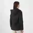 Chaqueta Cuello Alto Manga Larga Negro Talla S 725903