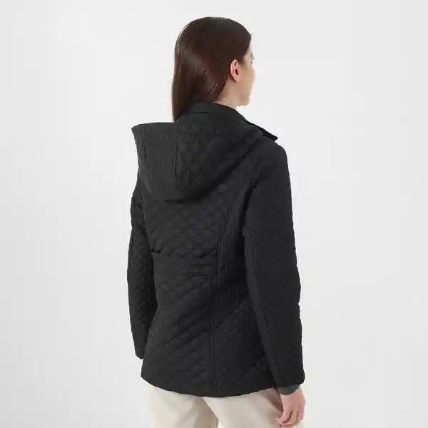 Chaqueta Cuello Alto Manga Larga Negro Talla S 725903