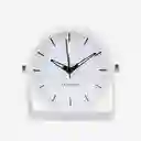 Present Time Reloj Despertador Mecanismo Silencioso Calm Blanco