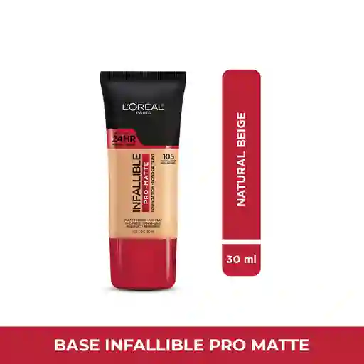 Base Líquida L’Oréal Paris Infalible Pro Matte 4 gr