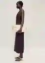 Vestido Bahía Marrón Talla S Mujer Mango