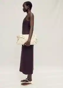 Vestido Bahía Marrón Talla S Mujer Mango