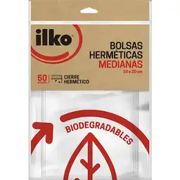 Ilko Bolsas Herméticas Medianas Biodegradables