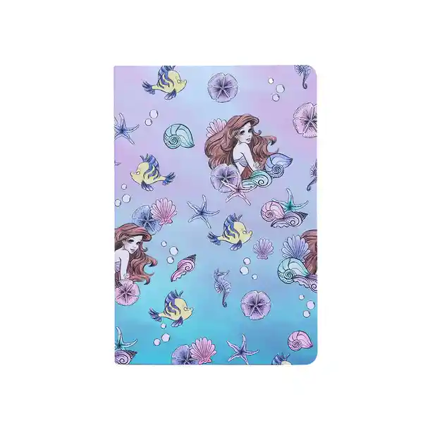 Libreta de Concha Disney la Sirenita A5 40 Hojas Miniso