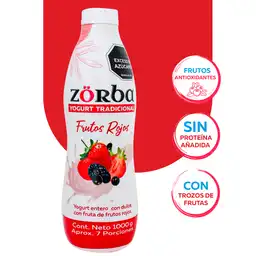 Zörba Yogurt Líquido Frutos Rojos