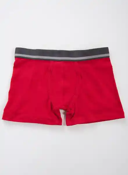 Bóxer Ajustado Niño Junior Rojo Cereza Talla 8