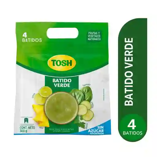Tosh Batido Verde Congelado sin Azúcar