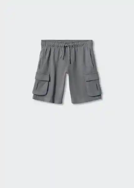 Bermudas Karl5 Gris Talla 12 Niños Mango